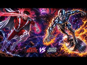 MISTER MAJESTIC VS SILVER SURFER ! WHO RULES THE COSMOS / Hero Villains