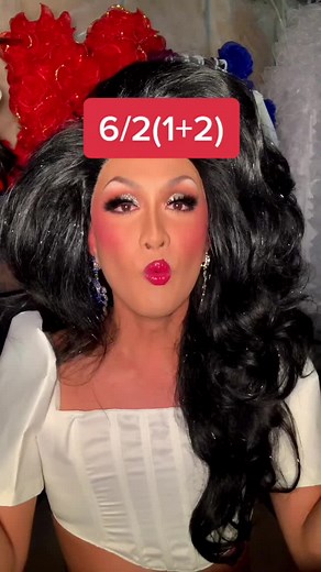 Problems with Bedmas/pemdas/bodmas/whatever you call it 😛 what’s your answer to the viral #math problem? #mathtiktok #dragqueen #learnontiktok