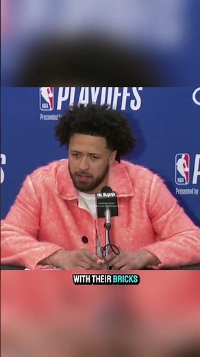 “Jalen Brunson won us the game” - Cade Cunningham Postgame Interview - Pistons vs Knicks - Game 2