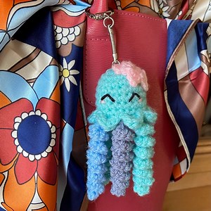 Handmade Crocheted Octopus Keychain, Blue Kawaii Amigurumi Charm, School Bag Personalization, Handbag Decoration - Etsy Australia