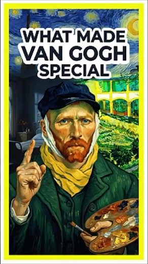 🌟 What Makes Van Gogh Paintings Special | Turning Pain into Light ✨ #vangoghinspired