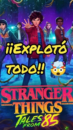 TRAILER DE LA SERIE ANIMADA: STRANGER THINGS RELATOS DEL 85 #strangerthings #elevenhopper #shorts