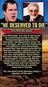 Burt Reynolds’ Son Reveals the Truth Behind His Final Decision #shortvideo #hollywood #burtreynolds
