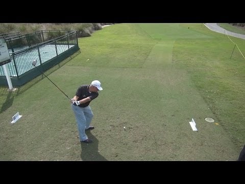 GOLF SWING 2013 - SANDY LYLE DRIVER - ELEVATED DOWN THE LINE & SLOW MOTION - HQ 1080p HD