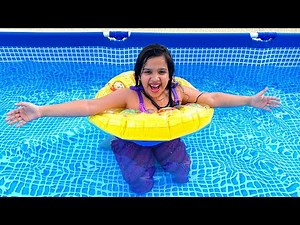 شفا سبحت في المسبح !! play happy swimmer