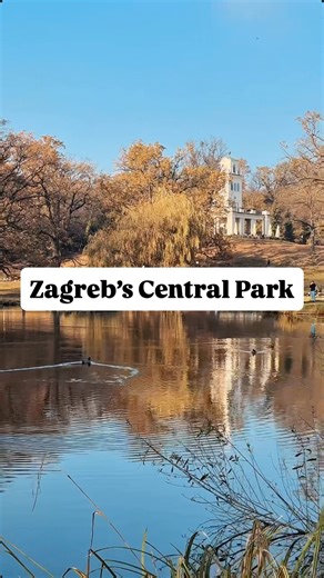 ZAGREB’S CENTRAL PARK 🌲 This park has been around since the 1700s 🤯 It opened to the public in 1794 and has basically been Zagreb’s backyard ever since. Five lakes, miles of trails, thick forest, hidden corners, AND. A zoo. I always say it’s Zagreb’s version of Central Park, but quieter and way more peaceful. If you’re ever in the city, you HAVE to take a walk through here. Take trams 11 or 12 from the main square toward Dubrava to get there 😉 it’s only about a 15min ride. SAVE for when you v