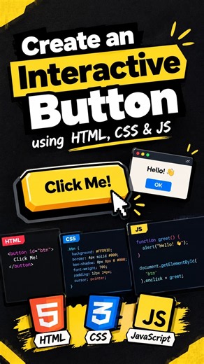 Make Your Button Interactive with JavaScript ⚡ !