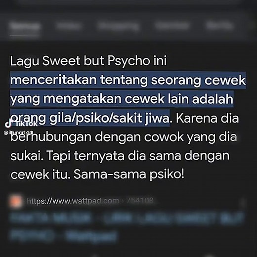 Sweet But Psycho Song Lyrics