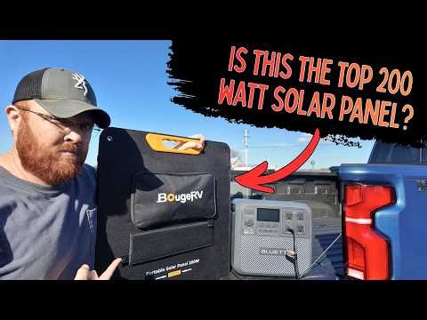 Can the BougeRV 200W Portable Solar Panel Hang With the Big Dogs?