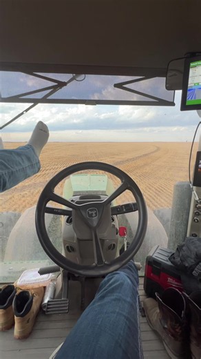 Dad's Tractor Fun: A Young Driver's Delight