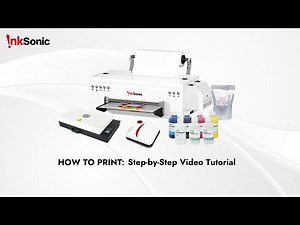 How to Print: Step-by-Step Video Tutorial for DTF Printer - R1390 DTF Printer C13A 2025 Upgrade