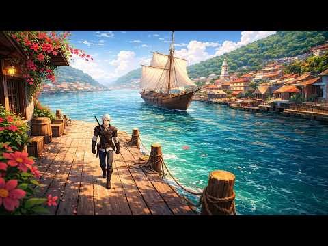 Harbor's Tranquility | Fantasy Port Town Music for Calm Journeys