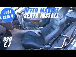 $600 Porsche 928: Installing After Market Seats