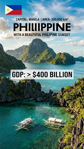 Philippines 🇵🇭 | Economy, GDP & Modern Development | Country Explore 🌍 #everything360 #philippines