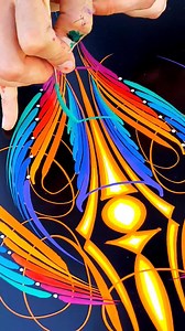 The Village courage )) #pinstriping #brush #handpainted #kustomkulture #freehand #plainair #finebrush #calligraphy #handpainted | Alexander Timchenko