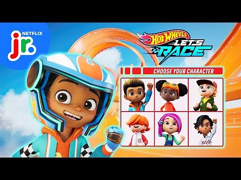 Choose YOUR Hot Wheels Racer! 🏎️ 🏁 Hot Wheels Let's Race | Netflix Jr