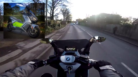 2018 BMW C Evolution Electric Scooter Review