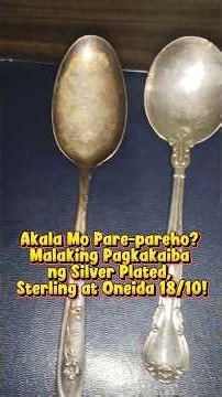 Paano I-Identify ang Sterling Silver at 18/10 Oneida?