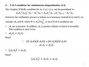 Simultaneous Diagonalization of Multiple Matrices
