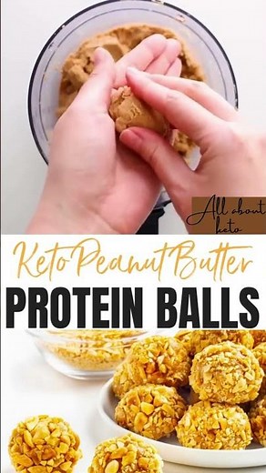 Easy Keto Peanut Butter Protein Balls (Low Carb)