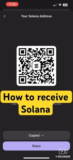 How to Receive Solana Easily with Phantom #crypto #solana #phantomwallet