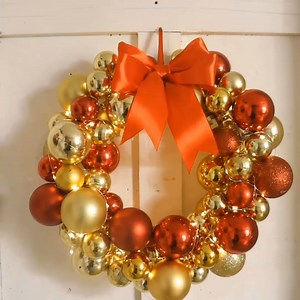 DIY Christmas ornament wreath | Life and Fun Story
