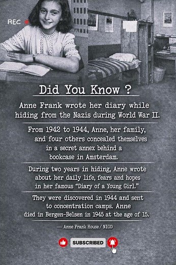 Anne Frank's diary and secret annex | WWII
