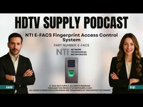 NTI E-FACS Fingerprint Access Control System