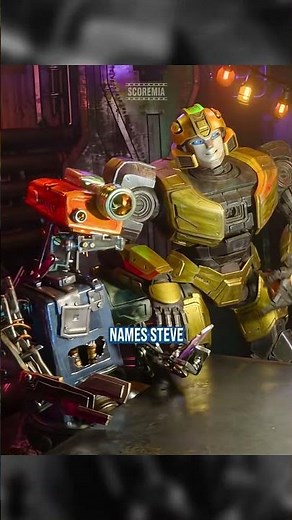 Bumblebee B127 loses his mind in Transformers One #transformersone #transformers #bumblebee