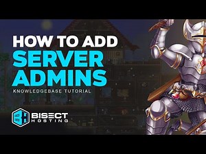 How to Add and Remove Admins on a Terraria Server!