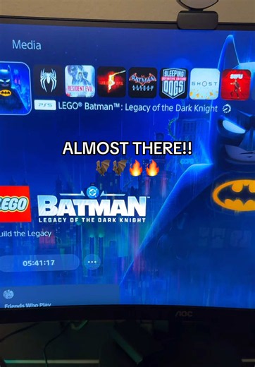 LEGO Batman Nearly Completes Dark Knight Build