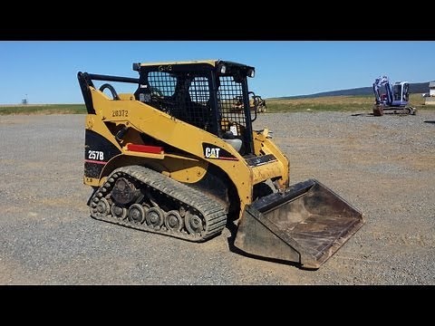 Cat 257B multi-terrain skid steer loader...