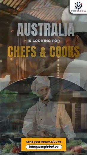 Work in Australia as a Chef or Cook | Skilled Visa & PR Opportunities 2025!
