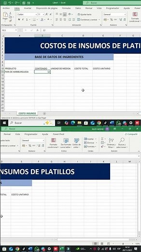 👆🏻Full Video 👆🏻 How to Create an Ingredients Database