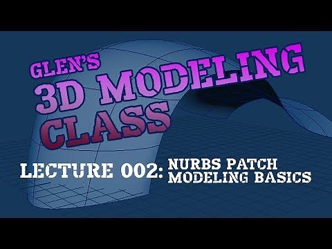 3D Modeling Class: Lecture 002: Patch Modeling Basics