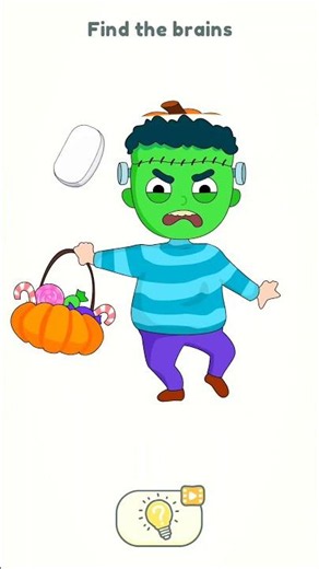How to Find the Brains in Brain Out Halloween Level! #gamingshorts