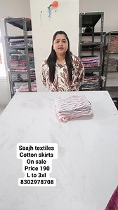 Saajh textiles Cotton skirts On sale Price 190 L to 3xl 8302978708 | Seema Kumawat