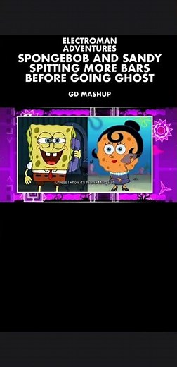 ELECTROMAN ADVENTURES 2 🔥 #geometrydash #gd #shorts #spongebob #rap #trending #viral #music #mashup