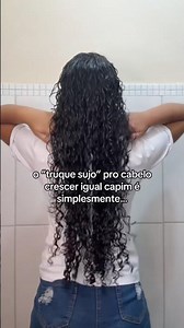 esse é o TRUQUE pro cabelo CRESCER #cacheadas #cabelocacheado #cachos