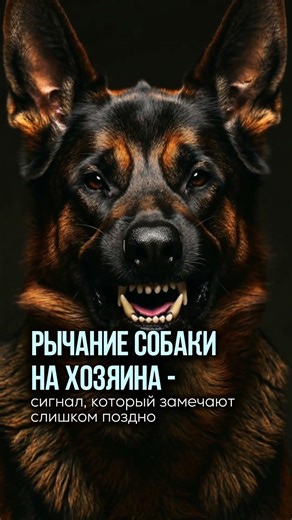 Рычание собаки на хозяина — сигнал, который замечают слишком поздно