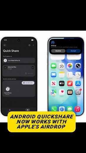 21K views · 123 reactions | Finally! Airdrop Now Works (Officially) With Android QuickShare - Thanks to a new Android update on Pixel 10 series. #fblifestyle | Smart Depot Tech | Facebook