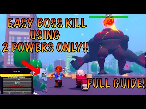 Easy way to BEAT INFERNO BOSS USING 2 POWERS ONLY| ANIME FIGHTING SIM