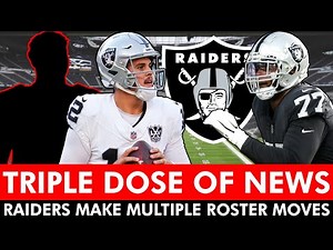 Las Vegas Raiders Got A TRIPLE-DOSE Of News Today