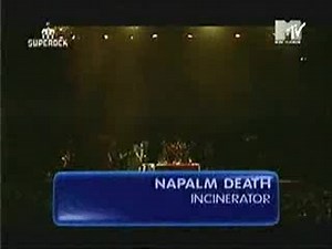 Napalm Death - Incinerator (live)