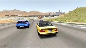 Cars Best Crashes High Speed Road - BeamNG.Drive | Drive Gameplay