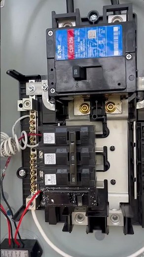 Shunt trip breaker to control dual load centers
