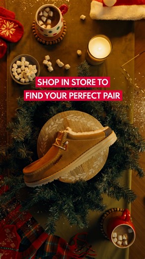 A little holiday magic for your feet ✨🎄👢 If it’s on their list (or yours), it’s time to stop in and find the perfect pair ☕️🧣 See the nearest location here: https://www.shoesensation.com/store-locator?utm_source | Shoe Sensation