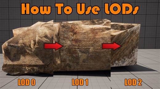 (UE5) 如何在虚幻引擎 4/5 中创建和使用 LOD 以使游戏运行更流畅