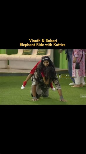 Anshaf Mhd on Instagram: "Sabari & GANA VINOTH elephant ride with kutties . . #tamillove #tamil #tamilstatus #tamillovestatus #biggbosstamil"