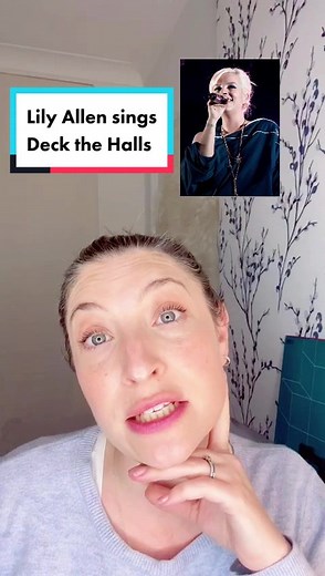 Lily Allen Deck the Halls Christmas Comedy Performance